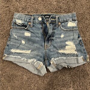 Aeropostale denim shorts in blue size 000